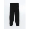 LCW Kids SİYAH Beli Lastikli Erkek Çocuk Jogger Eşofman Altı