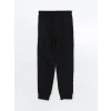 LCW Kids SİYAH Beli Lastikli Erkek Çocuk Jogger Eşofman Altı