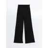 LCWAIKIKI Classic SİYAH Beli Lastikli Geniş Paça Kadın Pantolon