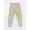 XSIDE BEJ Standart Kalıp Gabardin Erkek Jogger Pantolon