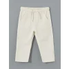 LCW Kids BEJ Beli Lastikli Gabardin Erkek Bebek Pantolon