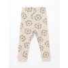 LCW baby BEJ Bisiklet Yaka Erkek Bebek Pijama Takımı