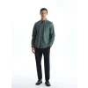 LCWAIKIKI Classic YEŞİL Regular Fit Uzun Kollu Oxford Erkek Gömlek