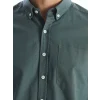 LCWAIKIKI Classic YEŞİL Regular Fit Uzun Kollu Oxford Erkek Gömlek