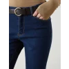 LCW Jeans İNDİGO Beli Kemerli Mercury Skinny Fit Kadın Jean Pantolon