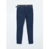 LCW Jeans İNDİGO Beli Kemerli Mercury Skinny Fit Kadın Jean Pantolon