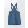 LCW Kids İNDİGO Cepli Kız Çocuk Jean Elbise