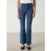 LCW Jeans İNDİGO Mars Flare Kadın Jean Pantolon