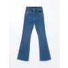 LCW Jeans İNDİGO Mars Flare Kadın Jean Pantolon