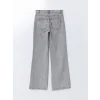 LCW Jeans GRİ Wideleg Kadın Jean Pantolon