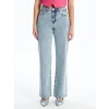 LCW Jeans İNDİGO Wideleg Kadın Jean Pantolon