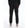 XSIDE SİYAH Standart Kalıp Gabardin Erkek Jogger Pantolon