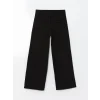 LCW Kids SİYAH Beli Ayarlanabilir Lastikli Kız Çocuk Jean Pantolon