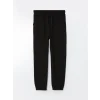 LCW Kids SİYAH Beli Lastikli Baskılı Erkek Çocuk Jogger Eşofman Alt 2li