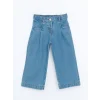LCW Kids İNDİGO Beli Lastikli Kız Çocuk Jean Pantolon