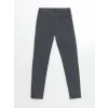 LCW Kids GRİ Beli Ayarlanabilir Lastikli Erkek Çocuk Jean Pantolon