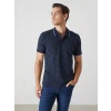 LCWAIKIKI Classic LACİVERT Polo Yaka Kısa Kollu Desenli Pike Erkek Tişört