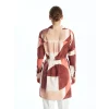 LCWAIKIKI Classic TURUNCU Desenli Kadın Gömlek Tunik