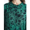 LCW Grace YEŞİL Bisiklet Yaka Çiçekli Kadın Tunik