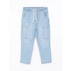 LCW Kids İNDİGO Beli Lastikli Erkek Çocuk Jogger Jean Pantolon