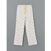 LCW DREAM LİLA Gömlek Yaka Baskılı Kadın Pijama Takımı