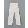 LCW DREAM LİLA Gömlek Yaka Baskılı Kadın Pijama Takımı