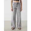 XSIDE GRİ Wideleg Kadın Jean Pantolon