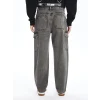 XSIDE ANTRASİT Baggy Fit Erkek Kargo Jean Pantolon