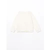 LCW Kids EKRU Baskılı Kız Çocuk Sweatshirt ve Tayt Pantolon 2li