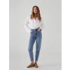 LCW Jeans İNDİGO Mom Fit Kadın Jean Pantolon