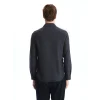 LCWAIKIKI Formal ANTRASİT Slim Fit Uzun Kollu Armürlü Erkek Gömlek