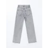 LCW Jeans GRİ Wideleg Kadın Jean Pantolon