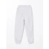 LCW Kids BEYAZ Beli Lastikli Erkek Çocuk Jogger Eşofman Alt 2li