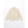 LCW Kids BEJ Cepli Kız Çocuk Gömlek Ceket