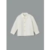 LCW Kids EKRU Basic Uzun Kollu Erkek Çocuk Gömlek
