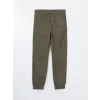 LCW Kids HAKİ Beli Lastikli Erkek Çocuk Jogger Pantolon