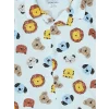 LCW baby MAVİ Polo Yaka Baskılı Erkek Bebek Pijama Takımı