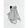 LCW ACCESSORIES GRİ Pelüş Hayvan Figürlü Erkek Çocuk Sırt Çantası