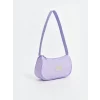 LCW ACCESSORIES LİLA Baskılı Kız Çocuk Baget Çanta