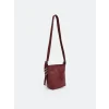 LCW ACCESSORIES BORDO Deri Görünümlü Kadın Omuz Çantası