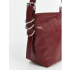 LCW ACCESSORIES BORDO Deri Görünümlü Kadın Omuz Çantası