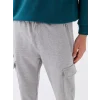 LCW Casual GRİ Slim Fit Erkek Kargo Eşofman Altı