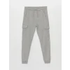 LCW Casual GRİ Slim Fit Erkek Kargo Eşofman Altı