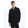 LCW Casual SİYAH Dik Yaka Uzun Kollu Erkek Sweatshirt