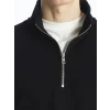 LCW Casual SİYAH Dik Yaka Uzun Kollu Erkek Sweatshirt