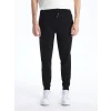 LCWAIKIKI Classic SİYAH Standart Kalıp Erkek Kalın Jogger Eşofman Altı