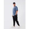 LCW Casual SİYAH Slim Fit Erkek Kalın Jogger Eşofman Altı