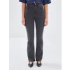 LCW Jeans GRİ Mars Flare Kadın Jean Pantolon