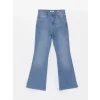 LCW Jeans İNDİGO Mars Flare Kadın Jean Pantolon