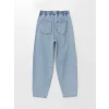 LCW Jeans İNDİGO Beli Lastikli Mom Fit Kadın Jean Pantolon